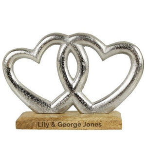 Personalised heart ornament gift idea for Valentine’s Day