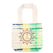 Load image into Gallery viewer, handmade tote bag mandala hippie,  hippie tote bags for sale, tote bags, zen Mandala/colorful hippie, trippy hippy tote bag colourful mandala flower pattern, bohemian hippy mandala tote book bag, boho mandala hippy, tote bag, flower pattern, aesthetic, summer, spring, plant, flower boy, checker pattern, nature stickers, travel t-shirts