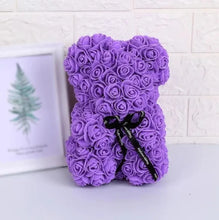 Load image into Gallery viewer, Elegant rose bear gift box for birthdays or romantic surprises