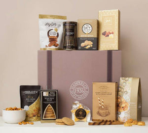 Alcohol-free sweet and savoury food hamper gift box – perfect for birthdays or thank you gifts