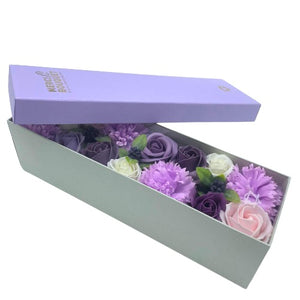 Handmade soap flower bouquet with realistic floral details