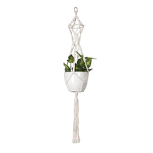 Load image into Gallery viewer,  Rope macrame hanging pot holder for indoor greenery