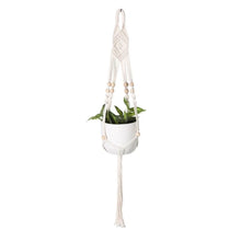 Load image into Gallery viewer, Unique handmade rope macrame planter holder for décor