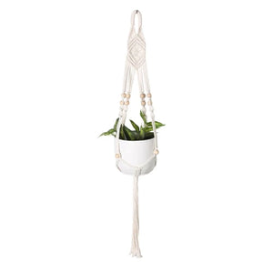 Unique handmade rope macrame planter holder for décor