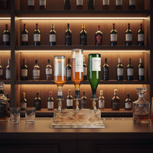 Load image into Gallery viewer, wooden faucet shaped whisky liquor dispenser