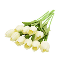Load image into Gallery viewer, 10-piece faux tulip bouquet for seasonal décor