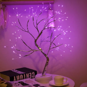 20'' Christmas tree lamp with sparkling fairy string lights