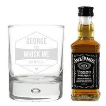 Load image into Gallery viewer, personalised whiskey glass gift set-personalised whiskey glass gifts-personalised whiskey glasses uk-personalised whisky glass gifts-whiskey gifts for men-personalised glass gifts