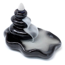 Load image into Gallery viewer, Ceramic waterfall incense smoke fountain