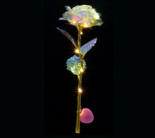 Load image into Gallery viewer, 24K gold foil rose flower gift for anniversary or birthday