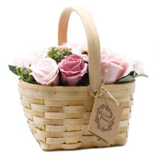 Load image into Gallery viewer,  Elegant soap flower basket  gifts for Mother’s Day
