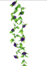 Load image into Gallery viewer, Artificial leaf rose garland for backdrop styling