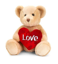 Load image into Gallery viewer, Small 20cm teddy bear with love heart – perfect Valentine gift