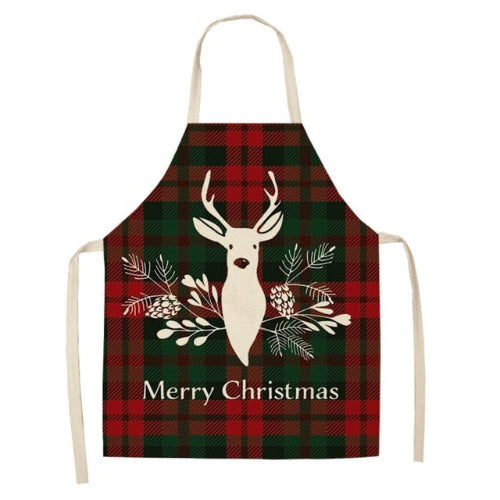 Christmas cooking apron with festive design
