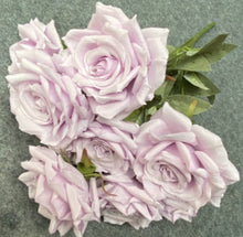 Load image into Gallery viewer, Stunning faux rose arrangement with rhinestone embellishments.