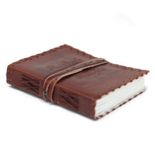 Load image into Gallery viewer, Eco-friendly handmade leather diary for personal use