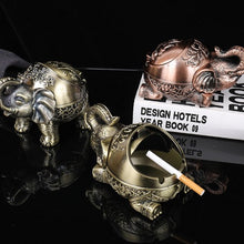 Load image into Gallery viewer, Stylish windproof elephant ashtray gift for outdoor smoking