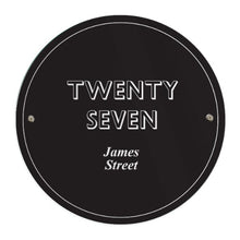 Load image into Gallery viewer, Engraved black outdoor sign perfect for garden lovers