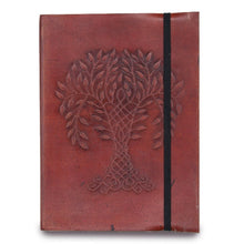 Load image into Gallery viewer, Engraved diary leather-bound journal for students &amp; teachers