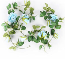 Load image into Gallery viewer, Rose Hanging rose ivy garland for weddings and events