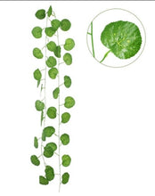 Load image into Gallery viewer, Faux greenery rose vine décor string
