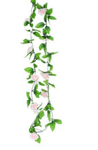 Load image into Gallery viewer, Faux rose ivy garland for celebrations