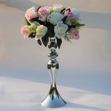 Load image into Gallery viewer, Floral vase and candle holder arrangement