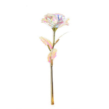 Load image into Gallery viewer, Romantic gift idea 24K gold galaxy rose with LED glow