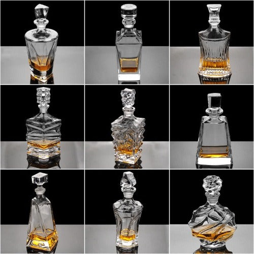 crystal-whiskey-decanter-glass-pouring-bottle-gifts-whiskey-liquor-whiskey-classic-decanter-handmade-decanter-decanter-lead-free-crystal-glass-crystal-wine-decanter-crystal-whisky-decanter-set-crystal-whisky-decanter-crystal-decanter