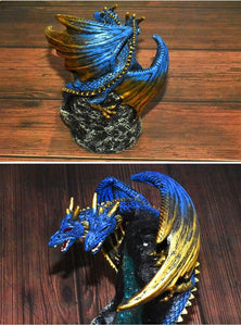 Dragon Backflow Incense Burner with 20pcs Cones ¦ Dragon Incense Burner Backflow