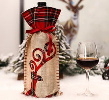 Load image into Gallery viewer, christmas-wine-bottle-cover-red-wine-bottle-cover-for-xmas-table-decor-christmas-stocking-gift-cover-santa-snowman-party-ornament-decor-table-xmas-uk-super-gift-online