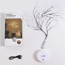 Load image into Gallery viewer, 20&#39;&#39; Fairy Light Christmas Tree Lamp Sparkly Tree Lamp Battery/USB Operated LED