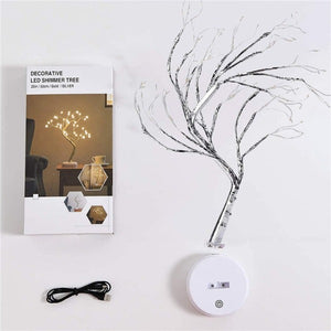 20'' Fairy Light Christmas Tree Lamp Sparkly Tree Lamp Battery/USB Operated LED