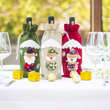 Load image into Gallery viewer, christmas-wine-bottle-cover-red-wine-bottle-cover-for-xmas-table-decor-christmas-stocking-gift-cover-santa-snowman-party-ornament-decor-table-xmas-uk-super-gift-online