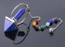 Load image into Gallery viewer, 7 chakra pendulum meaning-chakra stones-chakra bracelet