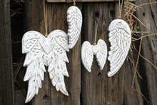 Load image into Gallery viewer, Rustic wooden angel wings wall art ornament for home décor