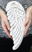Load image into Gallery viewer, Unique angel wings wooden ornament for living room décor
