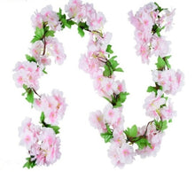 Load image into Gallery viewer, Hanging ivy rose garland for room décor