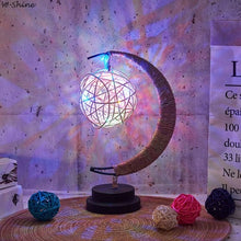 Load image into Gallery viewer, enchanted lunar lamp-lamp stars moon light rattan ball-enchanted lunar lamp uk-enchanted lunar lamp reviews-twinkling tree lunar lamp-enchanted lunar lamp amazon-twinkling tree lamp-enchanted lunar lamp shopify