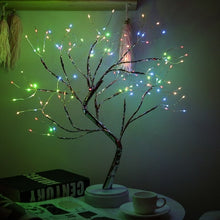 Load image into Gallery viewer, small christmas tree with lights-mini christmas tree-fibre optic christmas tree-battery operated christmas tree lights-3ft christmas tree with lights-small christmas tree for table-2ft christmas tree-table top christmas tree-wire christmas tree lights
