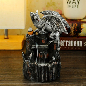 dragon backflow incense burner with color bead and 20pcs cones-backflow incense cones-backflow incense burner uk-backflow incense burner argos-backflow incense burner waterfall-backflow incense burner how to use-unique backflow incense burner