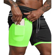 Load image into Gallery viewer, hidden-phone-pocket-short-men-2-in-1-sport-short-with-hidden-pocket-running-shorts-men-2-in-1-sports-jogging-fitness-shorts-training-quick-dry-mens-gym-men-shorts-sport-gym-short-pants
