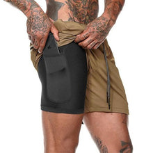 Load image into Gallery viewer, hidden-phone-pocket-short-men-2-in-1-sport-short-with-hidden-pocket-running-shorts-men-2-in-1-sports-jogging-fitness-shorts-training-quick-dry-mens-gym-men-shorts-sport-gym-short-pants