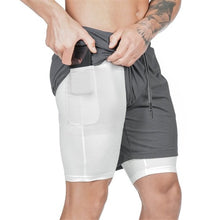 Load image into Gallery viewer, hidden-phone-pocket-short-men-2-in-1-sport-short-with-hidden-pocket-running-shorts-men-2-in-1-sports-jogging-fitness-shorts-training-quick-dry-mens-gym-men-shorts-sport-gym-short-pant