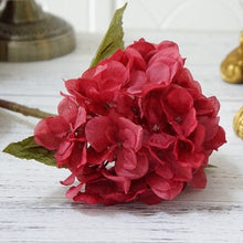 Load image into Gallery viewer, Red Hydrangeas Arrangement Ideas