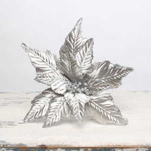 Christmas holiday poinsettia hanging tree flower decor