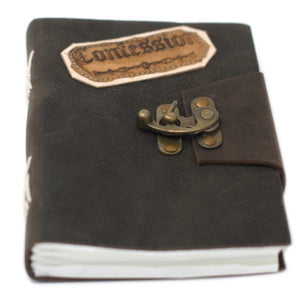Leather journal gift set for writers and travelers