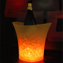 Load image into Gallery viewer, Rechargeable LED wine bucket creating a glowing party atmosphere