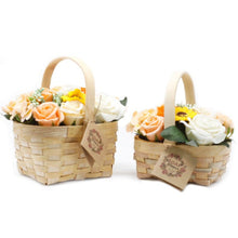 Load image into Gallery viewer, Rose soap flower basket for Mother’s Day