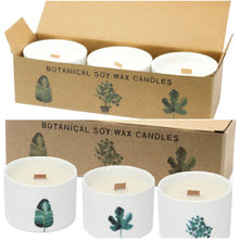 Load image into Gallery viewer, Scented candle gift box with botanical fragrances